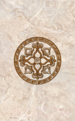 Декоративная плитка Нефрит-Керамика Гермес / 04-01-1-09-03-15-125-0 (400x250, светло-коричневый)