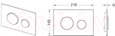 Кнопка для инсталляции TECE Loop 9240653