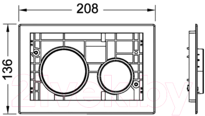 Кнопка для инсталляции TECE Loop Modular 9240684