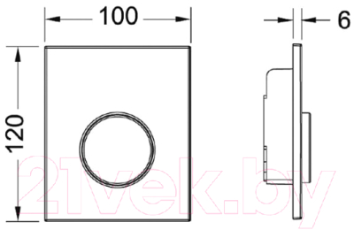 Кнопка для инсталляции TECE Loop Urinal 9242601