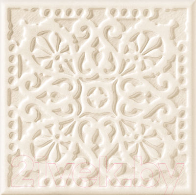 Декоративная плитка Tubadzin Majolika Creme B (200x200)