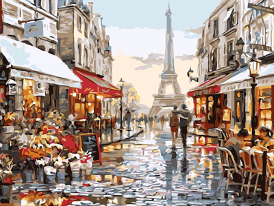 Картина по номерам Picasso Люблю тебя! Париж! (PC3040060)