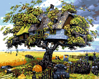 Картина по номерам Picasso Дом на дереве (PC4050198)