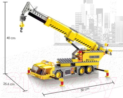 Конструктор Kazi Автокран 8045