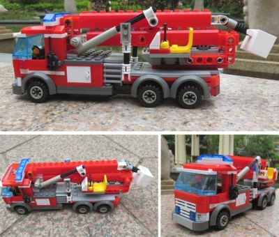Конструктор Kazi Пожарный автомобиль 8053