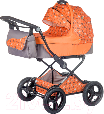Детская универсальная коляска Babyhit Evenly Plus 2 в 1 (Orange)