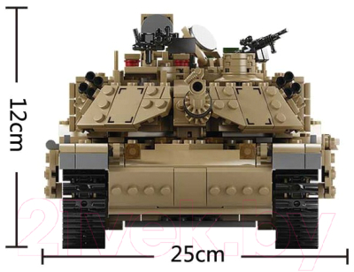 Конструктор Kazi Танк Абрамс 10000