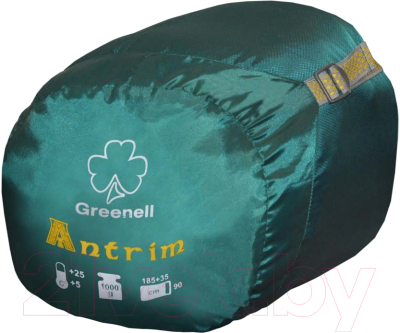 Спальный мешок GREENELL Антрим (левый, зеленый)