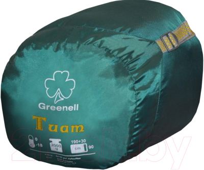 Спальный мешок GREENELL Туам (правый, зеленый)