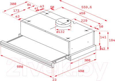 Вытяжка телескопическая Teka CNL 6415 WH (40436811)