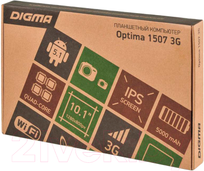Планшет Digma Optima 1507 8GB 3G / TS1085MG (белый)