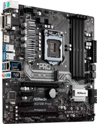 Материнская плата AsRock H270M Pro4