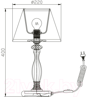 Прикроватная лампа Maytoni Latona ARM301-00-R