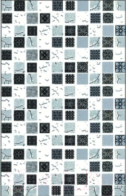 Декоративная плитка М-Квадрат Таурус 2 Мозаика 341591 (400x250, черный)
