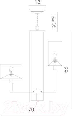 Люстра Divinare Porta 5933/01 LM-8