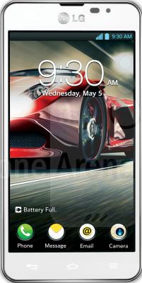 Смартфон LG P875 Optimus F5 White - вид спереди
