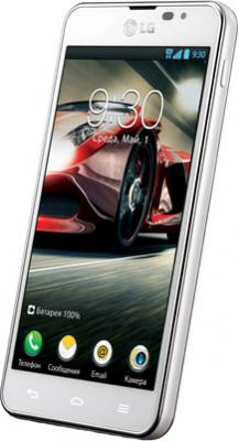 Смартфон LG P875 Optimus F5 White - вполоборота