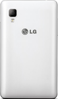 Смартфон LG E440 Optimus L4 II White - вид сзади
