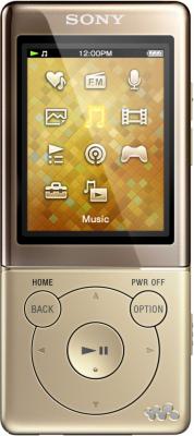 MP3-плеер Sony NWZ-E474 Gold - общий вид