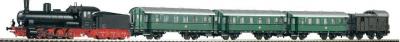 Железная дорога игрушечная Piko Паровоз и 4 пассажирских вагона (57121) - общий вид