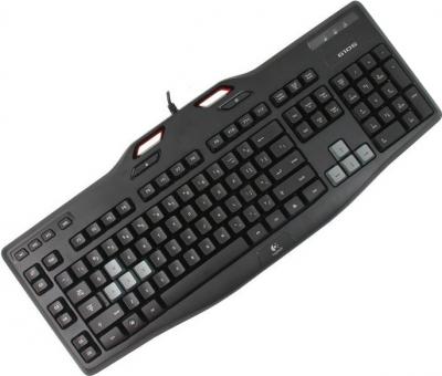 Клавиатура Logitech G105 / 920-005056 - вид сверху