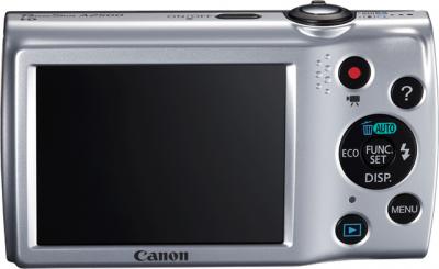 Компактный фотоаппарат Canon PowerShot A2500 Red - вид сзади