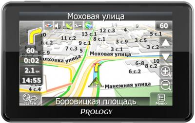 GPS навигатор Prology iMap-536BT - вид спереди