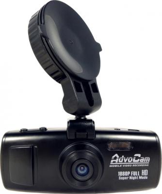 Автомобильный видеорегистратор AdvoCam FD5 Profi-GPS - фронтальный вид с креплением
