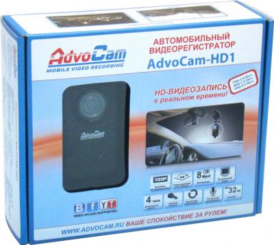 Автомобильный видеорегистратор AdvoCam HD1 - коробка