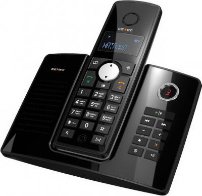Беспроводной телефон Texet TX-D4850A Black - общий вид
