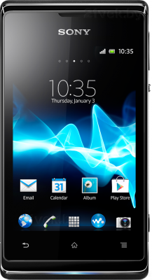 Смартфон Sony Xperia E / C1505 (черный) - общий вид