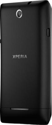 Смартфон Sony Xperia E / C1505 (черный) - вид сзади