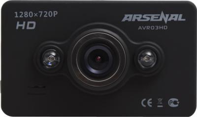 Автомобильный видеорегистратор Arsenal AVR03HD - фронтальный вид
