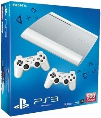 Игровая приставка PlayStation 3 500GB/White/Dualshock