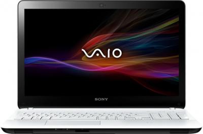 Ноутбук Sony VAIO SVF1521K2R/W - фронтальный вид