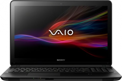 Ноутбук Sony VAIO SVF1521X1R/B - фронтальный вид