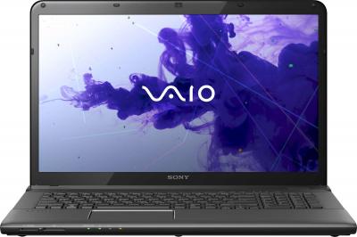 Ноутбук Sony VAIO SVE1713Y1R/B - фронтальный вид