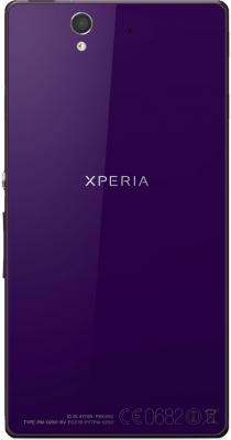 Смартфон Sony Xperia Z (C6603) Purple - вид сзади