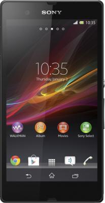Смартфон Sony Xperia Z (C6603) Black - вид спереди