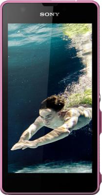 Смартфон Sony Xperia ZR (C5503) Pink - общий вид