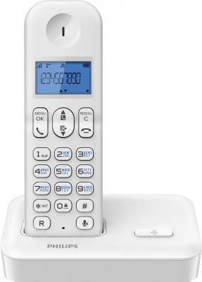 Беспроводной телефон Philips D1501W/51 - вид спереди
