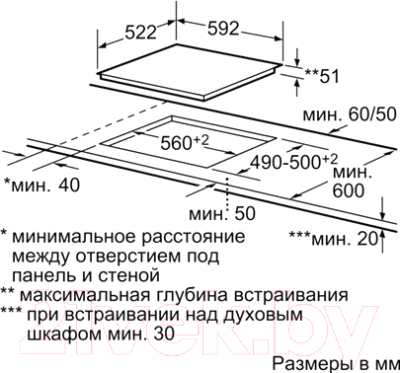 Индукционная варочная панель Bosch PIA611F18E