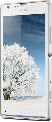 Смартфон Sony Xperia SP (C5303) White - вполоборота спереди
