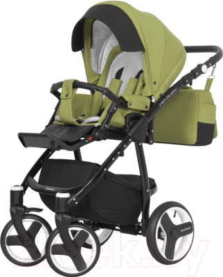 Детская универсальная коляска Riko Re-Flex 3 в 1 (05/green olive)