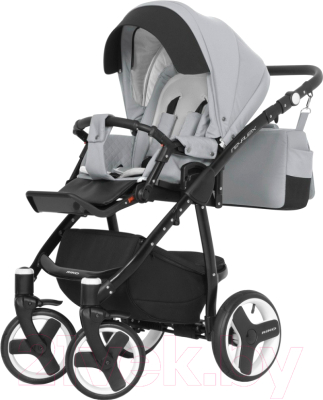 Детская универсальная коляска Riko Re-Flex 3 в 1 (08/grey gox)
