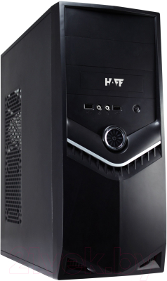 Корпус для компьютера HAFF 2803 500W (черный/серебристый)