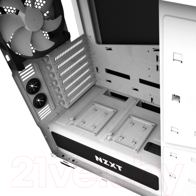 Корпус для компьютера NZXT H440 Glossy (CA-H442W-W1) (белый/черный)