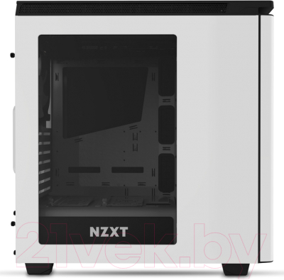 Корпус для компьютера NZXT H440 Glossy (CA-H442W-W1) (белый/черный)