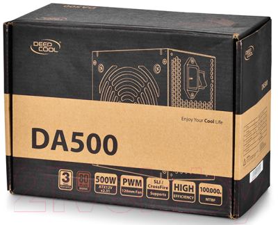 Блок питания для компьютера Deepcool DA-500 (DP-BZ-DA500N)