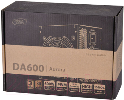 Блок питания для компьютера Deepcool DA-600 (DP-BZ-DA600N)